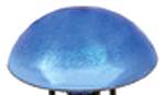 Achla Toad Stool Crackle Blue Lapis
