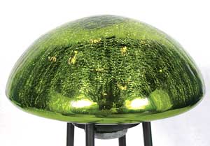 Achla Toad Stool Crackle Fern Green