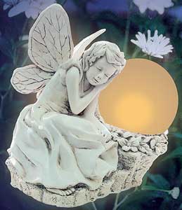 UPC 423380417068 product image for E-V Sleeping Solar Fairy In Antique Ivory | upcitemdb.com