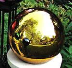 10" Gold Gazing Globe