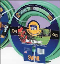 Swan Soft Supple 5/8 Inch x 50 Feet Rubber/vinyl Garden Hose