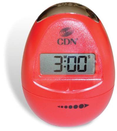 CDN TM12R EggShaped Timer Pearl Red
