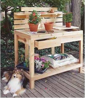 Cedar Creek 4824 Potting Bench