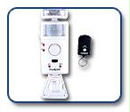 Strobe Motion Alarm and Chime with Remote