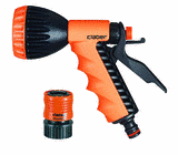 Claber 8541 Ergo Garden Hose Spray Pistol Shower Spray Nozzle