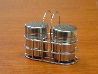 Creative Gifts - Creative Motion 11472 Salt Pepper And Napkin Holder