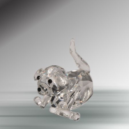 Crystal Florida G-1224 Dog with Bone on Foot