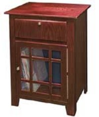 Entertainment Cabinets - Crosley ST73-CH Richmond Entertainment Center Cabinet - Cherry