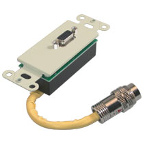 Cables To Go 40891 RAPIDRUN HD15 UXGA WALL PLATE IVORY