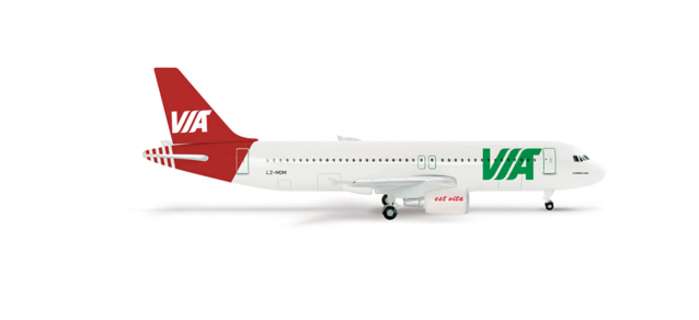 Daron Worldwide Trading HE509053 Herpa Air Via A320 1/500