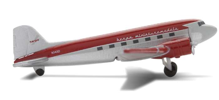 Daron Worldwide Trading HE513470 Herpa Herpa Miniaturmodelle DC3 1/500