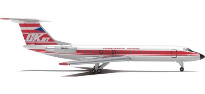 Daron Worldwide Trading HE514347 Herpa Csa TU-134A 1/500