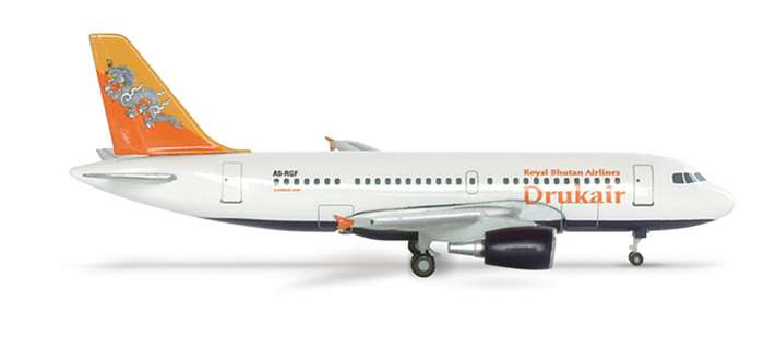 Daron Worldwide Trading HE515122 Herpa Druk Air A319 1/500