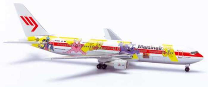 Daron Worldwide Trading HE560955 Herpa Martinair B767-300 Fox Kids