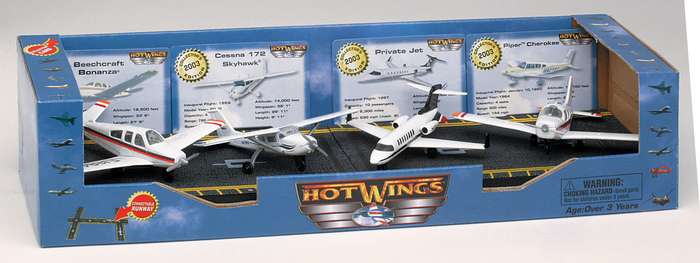 Hot Toys - Daron Worldwide Trading HW19202 Hot Wings Private Series 4 Plane Gift Set
