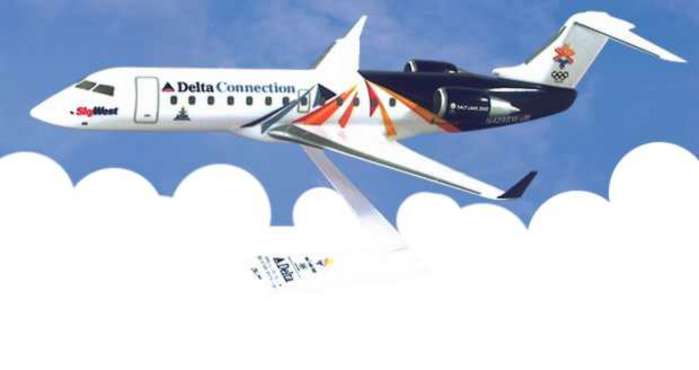 Daron Worldwide Trading LP6821S CRJ200 DELTA... by Daron Worldwide Trading