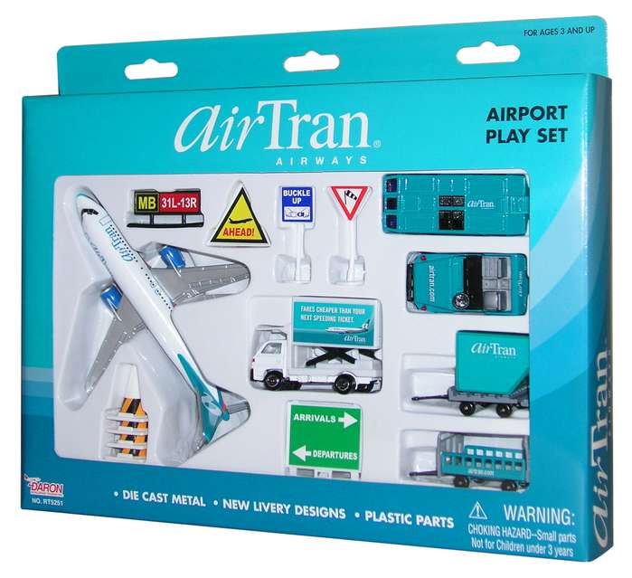 UPC 606411052517 product image for Daron Worldwide Trading RT5251 Airtran 14PC. Airport Play Set | upcitemdb.com