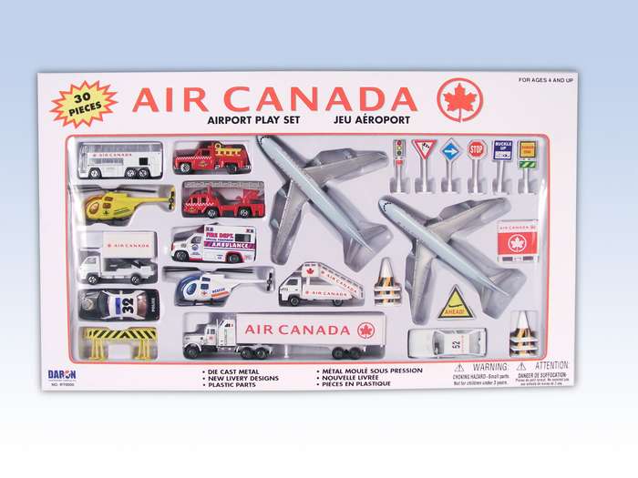 Playset - Daron Worldwide Trading RT5882 Air Canada 30 Piece Playset New Colors