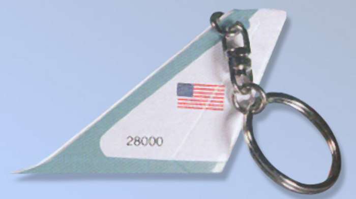 Daron Worldwide Trading TK2100 Air Force One Tail Keychain