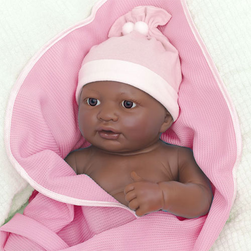 American Dolls - Dolls By Berenguer 209 La Newborn African American Specialty Play Doll-Non Sexed
