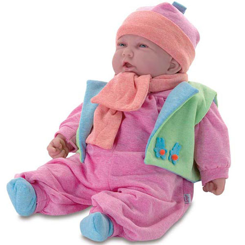 Dolls by Berenguer 6362 Tete in Peach Scarf