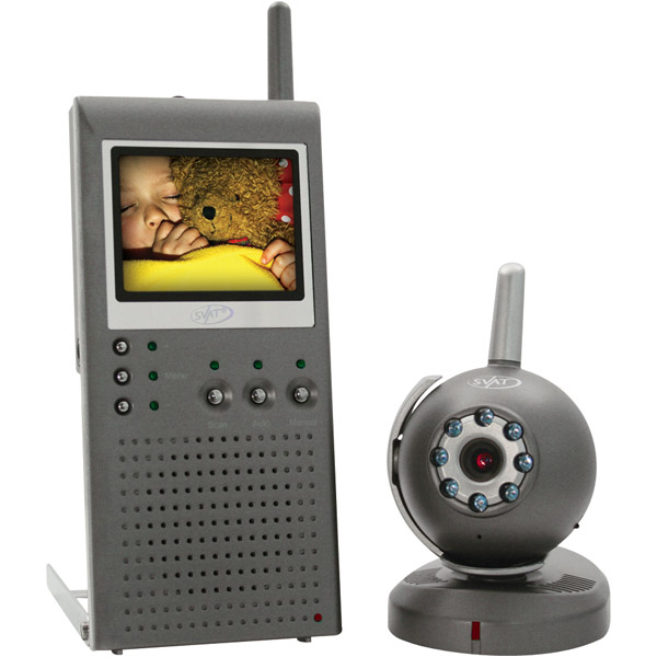 SVAT Electronics GX5201 Wireless Hand-Held Color Video Baby Monitor with 2.5' ' LCD and IR Camera
