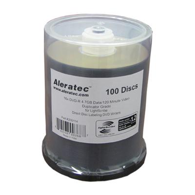 Aleratec 230114 16x LightScribe Duplicator Grade DVDR 100 Pack