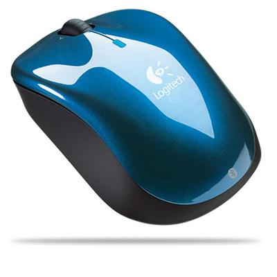 Logitech Inc 910-000298 V470 Blue Bluetooth Mouse