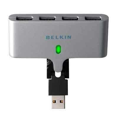 Belkin F5U415 USB 2.0 4-Port Swivel Hub