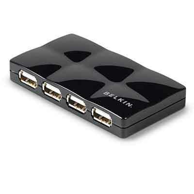 Belkinport on Computer Accessories Belkin F5u701 Blk Usb 2 0 7 Port Mobiel Hub Blk