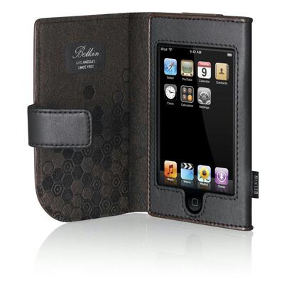 Belkin F8Z227-KR iPod Touch Leather Folio BK-CH