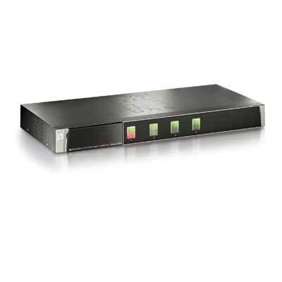 CP Tech-Level One KVM-0420 4-port w/OSD for USB&PS2 Combo