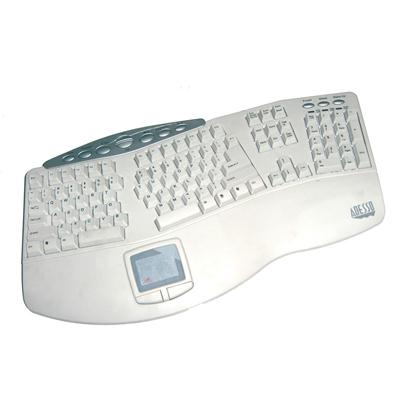 Adesso Inc. PCK-308UW Wht Tru-Form Pro Ergo Kyb UBS