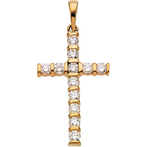 Diamond Cross Pendants