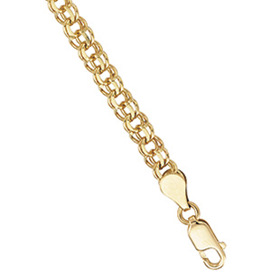 14K White Gold Charm Bracelet - 7 inches