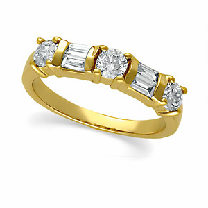 Platinum Diamond Band Ring Ring Size: 6
