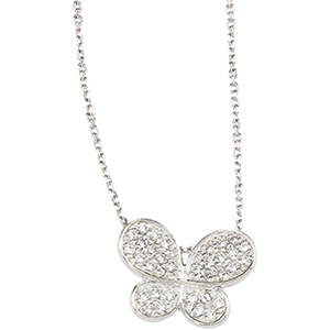 Sterling Silver Cubic Zirconia Necklace