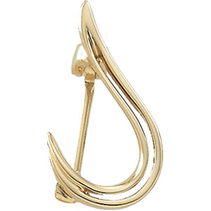 14K White Gold Brooch