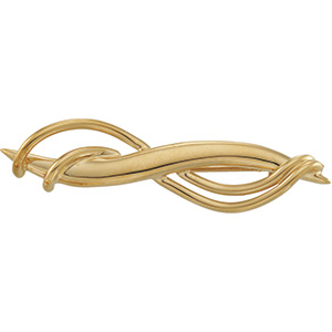 14K Yellow Gold Brooch