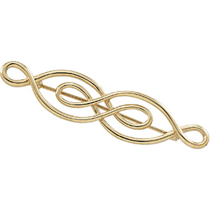 14K White Gold Brooch