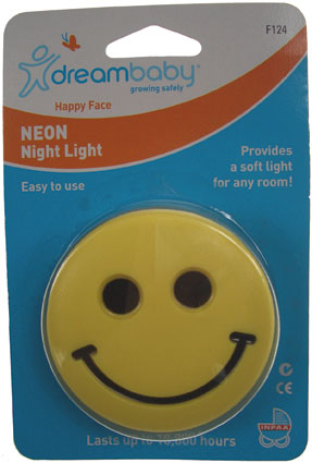 Tee-Zed F1241 Happy Face Neon Night Light