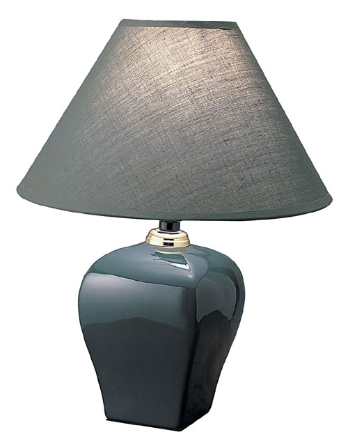 00ore608gn Ceramic Table Lamp - Green