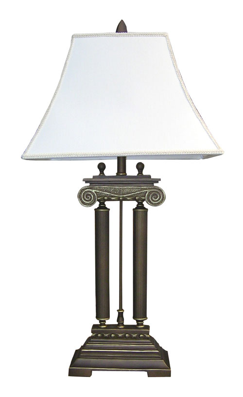 Dorel 00ORE8024T Home Decor Table Lamp  Brushed Ivory  38 Inch