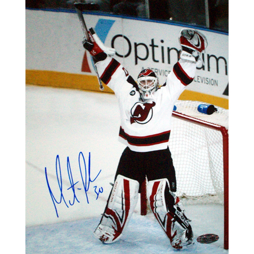 Air Hockey - Steiner Sports BRODPHS008036 Martin Brodeur Autographed Arms In The Air 2006 Playoffs 8x10 Photograph