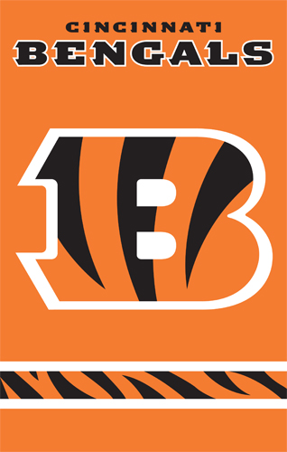 The Party Animal AFBEO AFBEO Bengals 44x28 Applique Banner