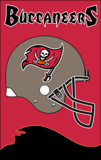 The Party Animal AFTB AFTB Buccaneers 44x28 Applique Banner