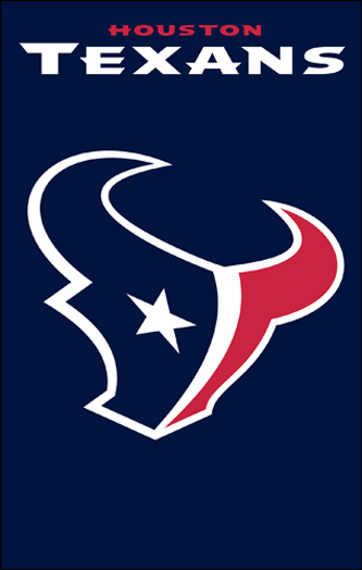 The Party Animal AFTX AFTX Texans 44x28 Applique Banner