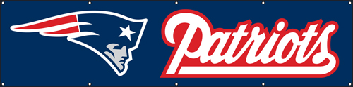 The Party Animal BNE BNE Patriots Giant 8-Foot X 2-Foot Nylon Banner
