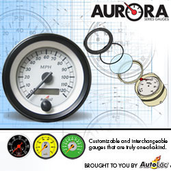 Autoloc GARS Aurora Speedo W/ Replaceable Face