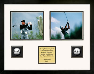 Pro Tour Memorabilia TRAD0124-98 Hale Irwin - Used and Signed By Gary Player & Hale Irwin - Limited Edition